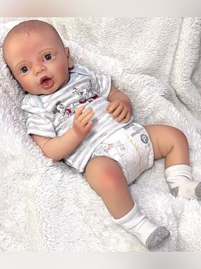 Reborn Kinby Prepainted Baby Nathan Newborn Preemie Realistic Doll New